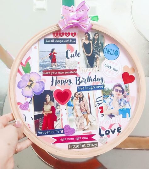 ✨You found best gift for your best friend💜🤞🏻 #birthdayhoop . . . 💌Get your customised gifts with us @artistic_snehal 😍and don't forget to follow us🥰 [ birthday, birthday gift, anniversary, handmade, handmade hoop, anniversary card, hoop art, love gifts, scrapbook, memories ] #artisticsnehal #birthday #birthdaygifts #giftforfriend #giftforher #giftforhim #giftingsolution #giftforanyoccasion #bestfriendgoals #viral #trendingreels #reelsinstagram #craftersofinstagram #shippingpanindia #dmtokn... Scrapbook Memories, Gift For Your Best Friend, Customised Gifts, For Your Best Friend, Best Friend Goals, Art Love, Anniversary Card, Hoop Art, Love Gifts