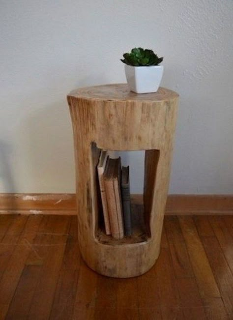 Tree Stump Furniture, Rustic Furniture Design, Small Living Room Furniture, Rustic Bedroom Furniture, Budget Interior Design, Furniture Design Wooden, Log Furniture, Tree Trunks, Woodworking Furniture