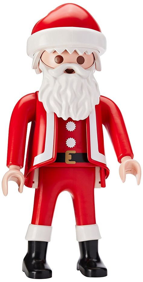 Playmobil 6629 Christmas Santa Figure (2X-Large): Amazon.co.uk: Toys & Games Construction Toys For Boys, Play Mobile, Christmas Suit, Hat Decoration, Interactive Play, Construction Toys, Building For Kids, Santa Ornaments, Father Christmas