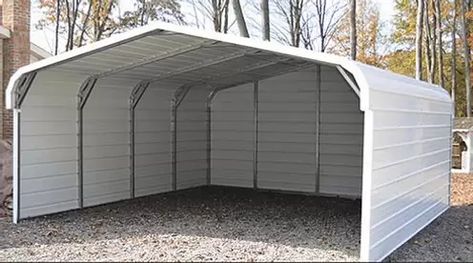 Carports | Behrs Building Carports For Sale, Detached Garage Designs, Metal Garage Buildings, Carport Ideas, Storage Sheds For Sale, Carport Plans, Carport Sheds, Lumber Storage, Framing Construction