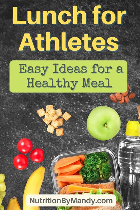 Lunch Ideas for Athletes Sports Day Lunch Ideas, Vegetarian Recipes For Athletes, Athlete School Lunch, Healthy Lunch Ideas For Athletes, School Lunch Ideas For Athletes, Athlete Nutrition Plan, Good Lunches For Athletes, Healthy Dinners For Athletes, Wrestlers Diet High School