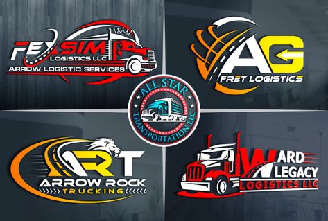 Trucking Logo, Logistics Logo, Design Modern, Logo Design Services, Transportation, Volkswagen, Modern Design, Logo Design, Trucks