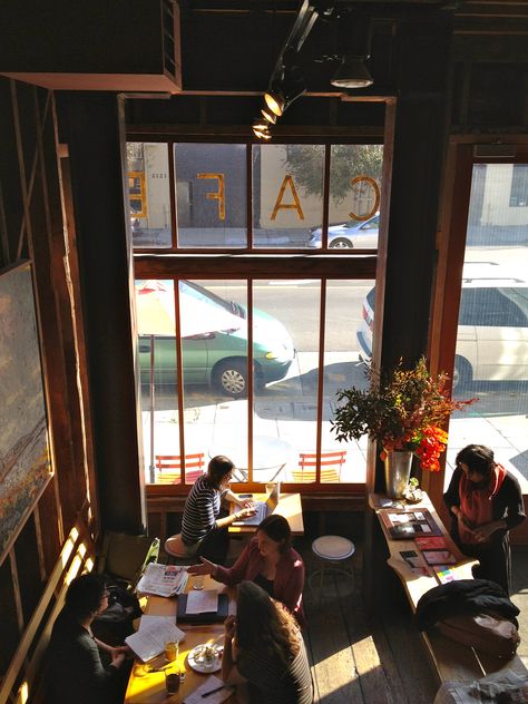 Stable Cafe  |  San Francisco Cafe Working Space, Coffee Shop Working, Working In Coffee Shop, Working At A Cafe, City Coffee Shop, Cafe Street, City Cafe, Cafe Work Aesthetic, Working At A Cafe Aesthetic