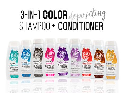 Punky Hair Color, Punky Hair, Pretty Hair Cuts, Punky Color, Color Depositing Shampoo, Color Shampoo, Shampoo Conditioner, Color Hair, Hair Dye