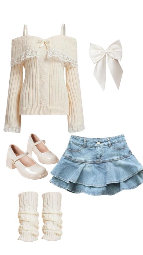 Coquette Outfit Ideas, Coquette Outfit, Alternative Outfits, Really Cute Outfits, Kawaii Clothes, Kpop Outfits, Girly Outfits, Casual Style Outfits, Dream Clothes