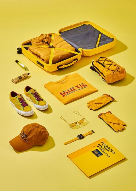 Lifestyle Merch Photography, Suitcase Flatlay, Colorful Flatlay, Pens Stationary, Travel Flatlay, Laydown Photography, Knolling Photography, Product Editorial, Fashion Still Life