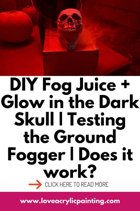 Ready to take your Halloween decorations to the next level? Learn how to make your own DIY fog juice and add an extra spooky touch with a glow in the dark skull. But first, watch as we test out the ground fogger to see if it really delivers the misty atmosphere you're looking for. Don't settle for boring decorations this Halloween – let us show you how to create something truly unique and unforgettable. Diy Fog, Fantasy Craft, Dark Skull, First Watch, Halloween Projects, But First, In The Dark, Glow In The Dark, The Darkest