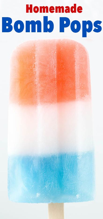 Bomb Pops, Patriotic Recipes, Blue Popsicle, 4th Of July Dessert, Holidays Recipes, Fall Baking Recipes, Homemade Snickers, Easy Gluten Free Desserts, Patriotic Food