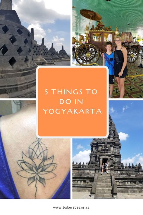 5 Things to Experience when traveling to Yogyakarta in Indonesia. #travel #Bali #Indonesia #Yogyakarta via @Bakersbeans Prambanan Temple, Things To Experience, Safari Vacation, Disneyland Secrets, Borobudur Temple, Travel Bali, Disneyland Planning, Disneyland Tips, Southeast Asia Travel