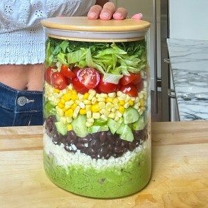 layered salad Archives - Jackfruitful Kitchen Layered Salads, Layered Salad, Food Categories, Vegan Cooking, What To Cook, Base Foods, Kitchen Recipes, Plant Based Diet, Healthy Cooking