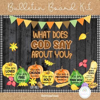 Bulletin Board For October, New Years Church Bulletin Boards, Sunday School Bulletin Board Ideas, Sunday School Bulletin Boards, Jesus Bulletin Boards, Fall Church Bulletin Boards, Christian Classroom Decor, Kindness Bulletin Board, Christian Classroom