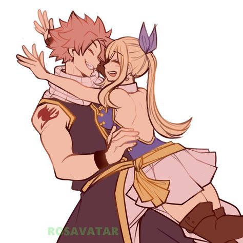 Natsu And Lucy Kiss, Nalu Fanart, Fairy Tail Cat, Natsu E Lucy, Fairy Tail Levy, Fairy Tail Photos, Natsu Fairy Tail, Fairy Tail Natsu And Lucy, Natsu X Lucy