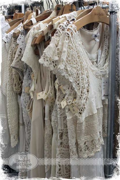 **My Desert Cottage**: Springtime at Sweet Salvage Desert Cottage, Can I Get An Amen, Lace Coat, Shabby Chic Clothes, Shabby Chick, Linens And Lace, Lace Jacket, French Lace, Bridal Lace