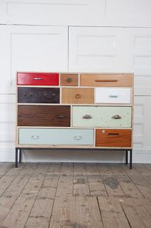 Styling and Salvage: New Furniture - now showing at Elemental. Upcycle Dresser, Old Drawers, Second Hand Furniture, Casa Vintage, Perfect House, Repurposed Furniture, Upcycled Furniture, Furniture Projects, New Furniture