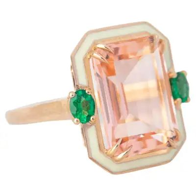 All Items from this 1stDibs Seller Emerald Cocktail, Vintage Sapphire Ring, Beautiful Wedding Rings, Ruby Emerald, Pink Topaz, Ring Ideas, Pink Jewelry, Funky Jewelry, Green Sapphire