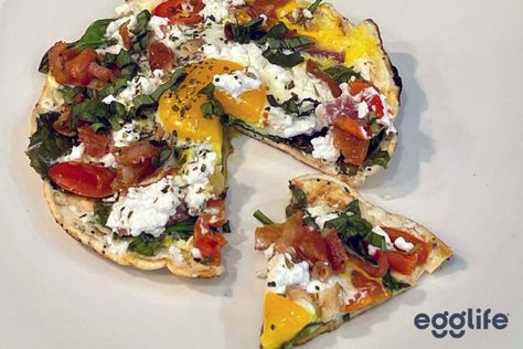 Recipes - Egglife Macro Friendly Breakfast Pizza, Egglife Egg White Wrap Recipes, Egglife Pizza, Everything Bagel Recipes, Egg White Wrap Recipes, Egglife Recipes, Goddess Bowls, Dorm Meals, Bagel Recipes