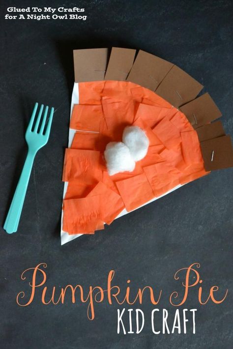 16 Easy and Creative Thanksgiving Crafts For Kids | This realistic paper pumpkin pie has us craving the real thing. #southernliving #thanksgiving #thanksgivingdecor Easy Thanksgiving Crafts For Kids, Pie Craft, Thanksgiving Activities Preschool, Thanksgiving Crafts For Toddlers, Fun Thanksgiving Crafts, Thanksgiving Crafts Preschool, Easy Thanksgiving Crafts, November Crafts, Thanksgiving Preschool