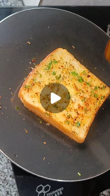 Bread Snacks Indian, Hebbars Kitchen Recipes, Nashta Recipe, Veg Snacks, Garlic Bread Recipe, Bread Snacks, Indian Snacks, Garlic Bread, Indian Food