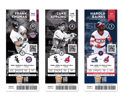 Baseball tickets Sports Ticket Design, Sport Moodboard, Events Poster, Baseball Tickets, Nba Tickets, Card Ui, Baseball Ticket, Sport Graphic, Home Games