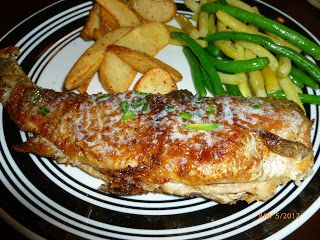 Cooking Rainbow Trout, Whole Trout Recipes, Pan Fried Trout, Fried Trout, Eating Well Recipes, Trout Recipes, Easy Peasy Recipes, Fried Fish Recipes, Grand Lake