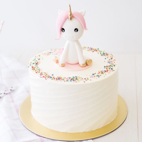 Kid’s Birthday Cake - Baker’s Brew | Singapore Child Birthday Cake, Modern Birthday Cakes, Bear Cake Topper, Pony Cake, Cake Kids, 4th Birthday Cakes, Unicorn Birthday Cake, Unicorn Cake Topper, Barbie Cake