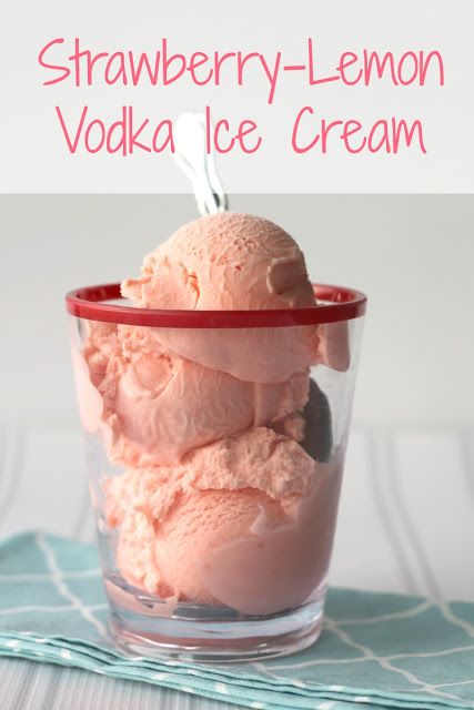 Kitchenaid Ice Cream Attachment, Alcoholic Ice Cream, Boozy Ice Cream, Vodka Ice, Snow Ice Cream, Edible Flowers Recipes, Lemon Vodka, Strawberry Vodka, Cream Custard