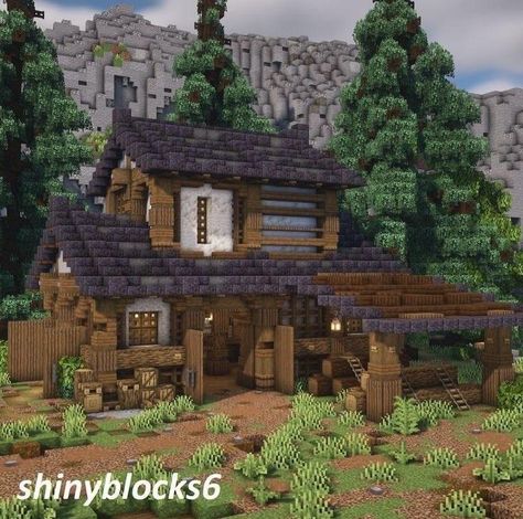 Mid Evil Minecraft House, Minecraft Medieval House, Minecraft Kingdom, Build Minecraft, Case Minecraft, Minecraft Tutorials, Minecraft Structures, Minecraft Interior Design, Minecraft House Plans