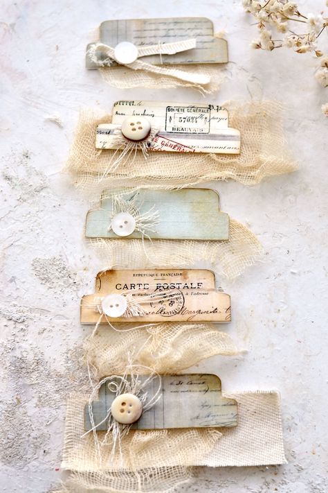 DIY Junk Journal Embellishments! - The Graphics Fairy Boho Art Journal Ideas, Junk Journal Inserts Diy, Paper Embellishments Diy, Junk Journal Clusters Diy, Junk Journal Embellishments Ideas, Tags For Junk Journals, Junk Journal Cover Toppers, Snippets For Junk Journals, Vintage Junk Journal Pages Ideas Layout