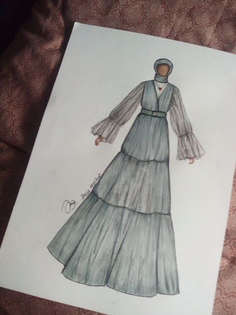 Vintage Dress Drawing Sketches, Vintage Dress Drawing, Drawing Sketches Aesthetic, Dress Drawing Sketches, Cloth Designing, Sketches Aesthetic, Wedding Dress Drawings, Cottage Dress, Fashion Drawing Sketches