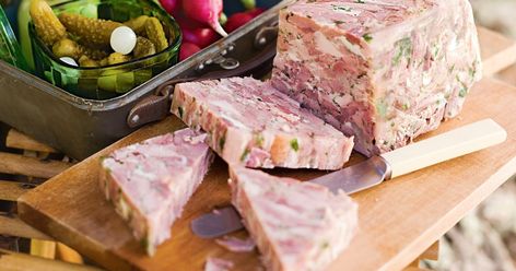 Ham hock terrine Chicken Terrine, Ham Hock Terrine, Terrine Recipe, Fresh Ham, Ham Hocks, Country Bread, Ham Hock, Quick And Easy Recipes, Ham Recipes