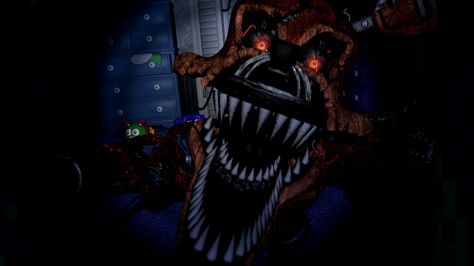 Nightmare foxy jumpscare Foxy Jumpscare, Nightmare Foxy, Pepsi Man, Fnaf Crafts, Fnaf Foxy, Fnaf 4, Scott Cawthon, Scary Games, Funtime Foxy