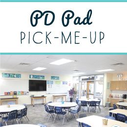 PD Pad Pick-Me-Up Professional Development Room Decor, Academic Coach Office Decor, Instructional Coach Room, Plc Room Ideas, Plc Room Decor, Literacy Coach Office Decor, School Office Decor Principal, Instructional Coach Office Set Up, School Conference Room Decor