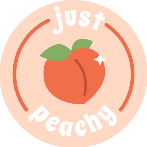 Aesthetic Peach, Peach Aesthetic, Retro Theme, Picture Logo, Just Peachy, Aesthetic Gif, Picture Collage, Heart Art, Aesthetic Stickers