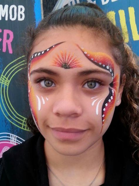 Aboriginal Face Painting, Aboriginal Face Paint, Festival Face Paint, Festival Face, Kids Face Paint, Neon Nights, Face Painting Designs, Painting Designs, Facepaint