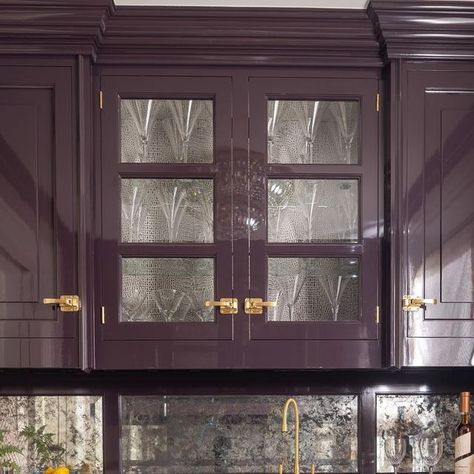 Christopher Peacock on Instagram: "High gloss purple in the pantry? Why not! #customcabinetry #butlerspantry #luxuryrealestate" Christopher Peacock, Butler's Pantry, Custom Cabinetry, Luxury Real Estate, High Gloss, Pantry, Purple, On Instagram, Instagram