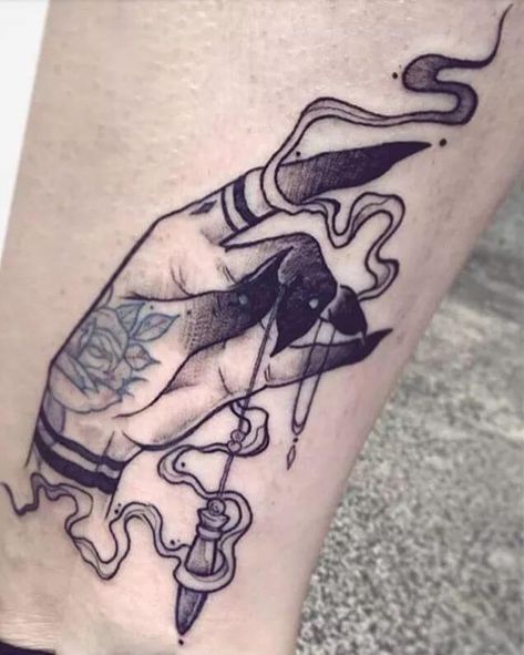 Kinds Of Magic, Magic Elements, Elements Tattoo, Witch Tattoo, Magic Tattoo, Inspiration Tattoos, Creepy Tattoos, Tattoo Machines, Tattoo Portfolio