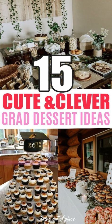 The tastiest and easiest dessert table ideas for graduation that will wow the crowd. Celebrating will be a sweet success with these fun treats and awesome party inspo! Grad Party Cookie Table, Graduation Cookie Table, Graduation Party Ideas Desserts, Grad Party Desserts Ideas, Sweet Success Graduation, Graduation Desert Bar, Desert Bar Graduation Party, Grad Party Cupcake Display, Graduation Tables Ideas