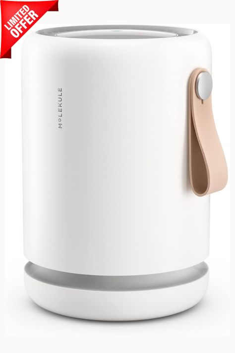 Molekule Air Mini+ | Air Purifier for Small Home Rooms up to 250 sq. ft. with PECO-HEPA Tri-Power Filter for Mold, Smoke, Dust, Bacteria, Viruses & Pollutants for Clean Air - White, Alexa-Compatible #minimalist #gifts #aesthetic #thingsiwant #airpurifier # Minimalist Things, Gifts Aesthetic, Hepa Air Purifier, Minimalist Gifts, Clean Air, Small Home, Air Purifier, House Rooms, Home Decor Furniture