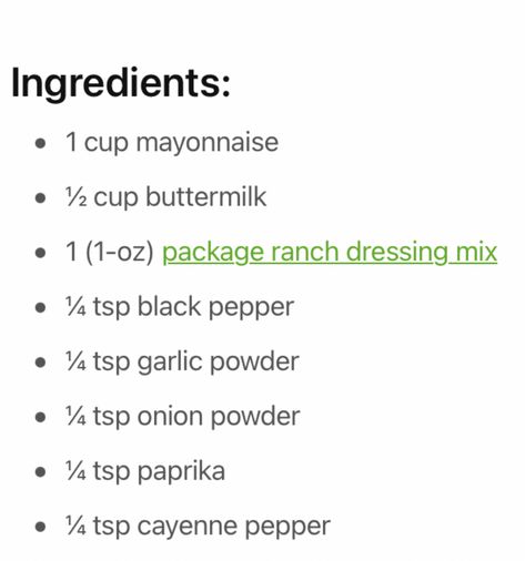 How to make Outback Ranch Dressing!!!!!
Here are the ingredients.  I used Bavarian Buttermilk.  Allow 2 hrs (better if overnight) in the refrigerator for dressing to chill and it's AWESOME! Long Horn Ranch Dressing Recipe, Copycat Texas Roadhouse Ranch Dressing, Chilis Ranch Dressing Recipe, Longhorn Ranch Dressing, Longhorn Ranch Dressing Recipe, Outback Ranch Dressing Recipe, Texas Roadhouse Ranch Dressing, Outback Ranch Dressing, Parmesan Dressing Recipe