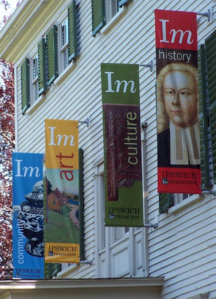 Ipswich Museum, Ipswich, MA - Banners Museum Banner, Museum Entrance, Exhibition Banners, Rollup Design, Rollup Banner Design, Museum Branding, Street Banners, Roll Up Design, Window Display Design