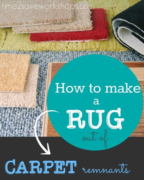 Frugal Tip: Make area rugs out of carpet to save hundreds of dollars! There are three ways to make a rug out of carpet remnants - see what's best for you. Carpet Remnants Diy, Leftover Carpet, Kasey Trenum, Make A Rug, Basement Carpet, Carpet Remnants, Carpet Squares, Carpet Samples, Shag Carpet