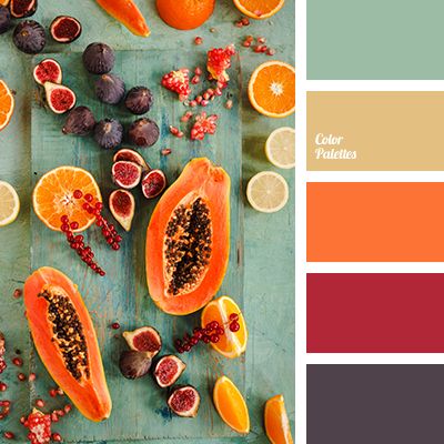 Color Palette #2987 | Color Palette Ideas | Bloglovin’ Kitchen Colors Schemes, Food Colors Palette, Interior Paint Colors For Living Room, Color Generator, Interior Paint Colors Schemes, Bright Kitchen, Colors Schemes, Paint Color Schemes, Orange Kitchen