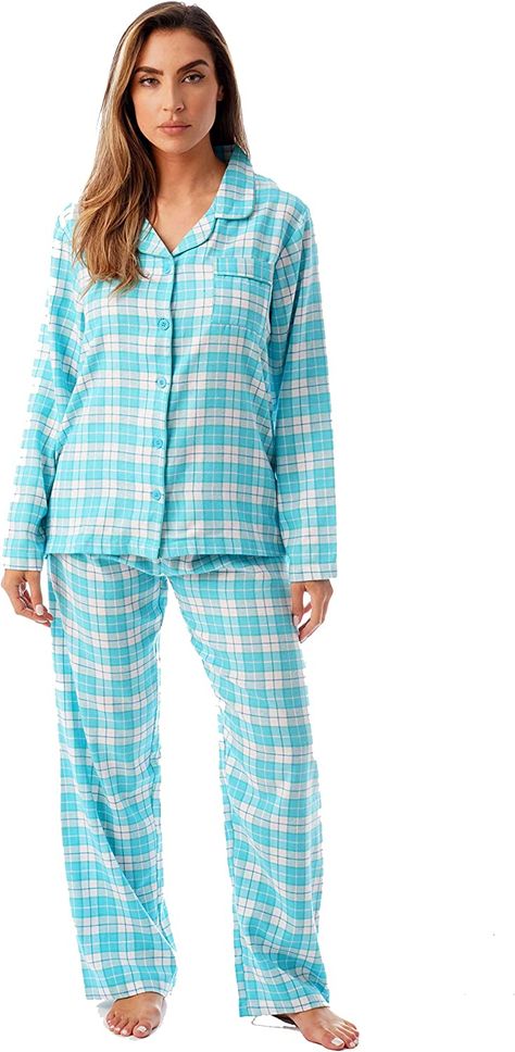 Just Love Long Sleeve Flannel Pajama Sets for Women at Amazon Women’s Clothing store Pajama Sets For Women, Womens Flannel Pajamas, Flannel Pj Pants, Cozy Pjs, Winter Sleepwear, Plus Size Pajamas, Flannel Pajama Sets, Winter Pajamas, Flannel Women