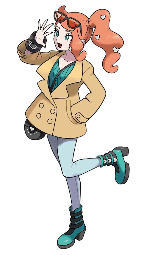 Sonia Art - Pokémon Sword and Shield Art Gallery Pokemon Sonia, Sonia Pokemon, Art Pokémon, Character Designs, Pokemon Art, Poker, Concept Art, Pokemon, Art Gallery