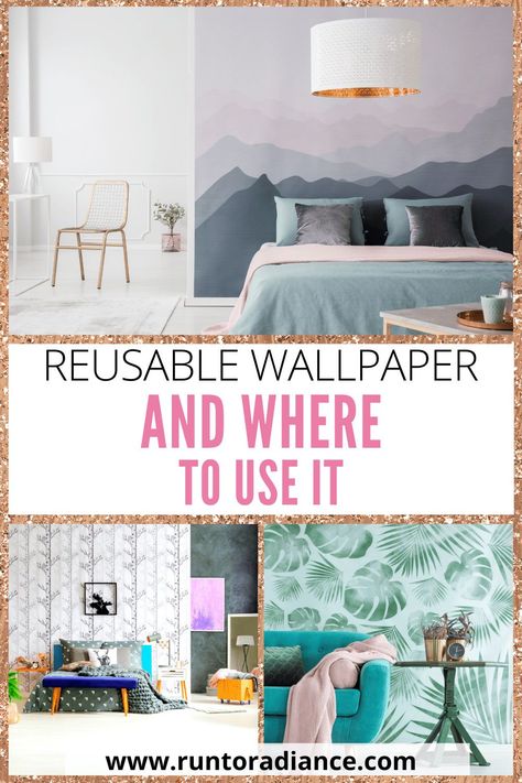 Whether you’re a commitment-phobe, a college student, or a renter, reusable wallpaper adds personality to your space. It’s also convenient, as temporary wallpaper is easy to take down when it’s time to move. Best Reusable Grocery Bags, Best Removable Wallpaper, Zig Zag Wallpaper, Removing Walls, Rainbow Wall Mural, Blue Roses Wallpaper, Swag Wallpaper, Safari Wallpaper, Sci Fi Wallpaper