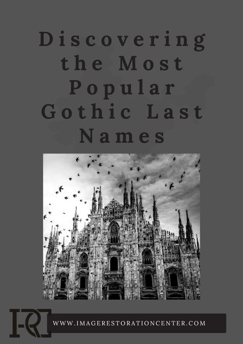 Gothic last names have a rich history and cultural significance that continues to intrigue people to this day. Whether you come from a Gothic heritage or simply appreciate the beauty of these names, understanding their origins and meanings can provide fascinating insight into the people who carried them throughout history. This article will explore the most popular Gothic last names and the stories behind them. Gothic Surnames, Vampire Last Names, Gothic Last Names, Vampire Girl Names, Gothic Names, Vampire Romance Novels, Gothic Stories, Gothic Literature, Gothic People