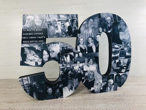 Freestanding Double Photo Number Photo Collage Birthday | Etsy 50th Birthday Candles, 100 Birthday Gifts, Family Tree Print, Birthday Photo Collage, Double Photo, Photo Collage Gift, Collage Foto, Photo Letters, Personalised Family Tree