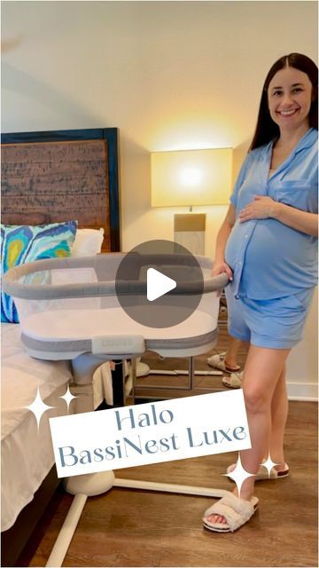 megan🐖mom hacks + style inspo on Instagram: "Excited to try the Halo BassiNest Luxe with baby number 2! @halosleep #ad #halosleep 

It features an adjustable height for beds up to 33” and a swivel feature that allows your baby close and accessible in a safe manner!  The 2-n-1 design converses from a bassinet to a portable nest that can be used around the home. There are 4 calming sounds, 2 vibrations and nightlights for soothing your baby! I’m so excited about all these amazing features. 

Follow my shop @whenpigsflyblog on the @shop.LTK app to shop this post and get my exclusive app-only content!
https://liketk.it/4CO76 #ltkbump
.
.
.
#halosleepsack #momtobeagain #newbornmusthaves #newbornessentials #bassinet #newbornsleep #newbornsleeptips 

Are you currently pregnant?" New Born Must Haves, Baby Number 2, Halo Sleep Sack, Calming Sounds, Baby Bassinet, Baby Nest, Newborn Essentials, Mom Tips, Mom Hacks