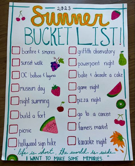 Bucket list for best friends; summer 2023; things to do; los angeles bucket list Best Friend Bucket List Teenagers, Small Town Summer Bucket List, Summer Bucket List For Teenagers, Summer Bucket List 2024 With Friends, 2024 Bucket List, Summer Bucket List 2024 Ideas, College Summer Bucket List, Summer Bucket List 2023 With Friends, Summer Bucket List For Best Friends