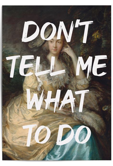 Discover the empowering and revolutionary world of Don't Tell Me What To Do Feminist Art. Let this collection ignite your passion for equality and inspire you to challenge societal norms! ➕ Printed on FineArt Paper for crisp sharp finishing with vibrant and vivid colour display. ➕ All of our Artwork is Custom Printed to order. ➕ Colours may vary due to different monitors/ screen settings. ➕ FRAMES are for display purposes only and are NOT included with your purchase. ➕ Print Size refers to the S Feminism Aesthetic Art, Feminism Room Decor, Retro Feminist Posters, Sassy Feminist Quotes, Funny Feminist Art, Edgy Posters, Female Empowerment Art, Feminist Artwork, Order Aesthetic